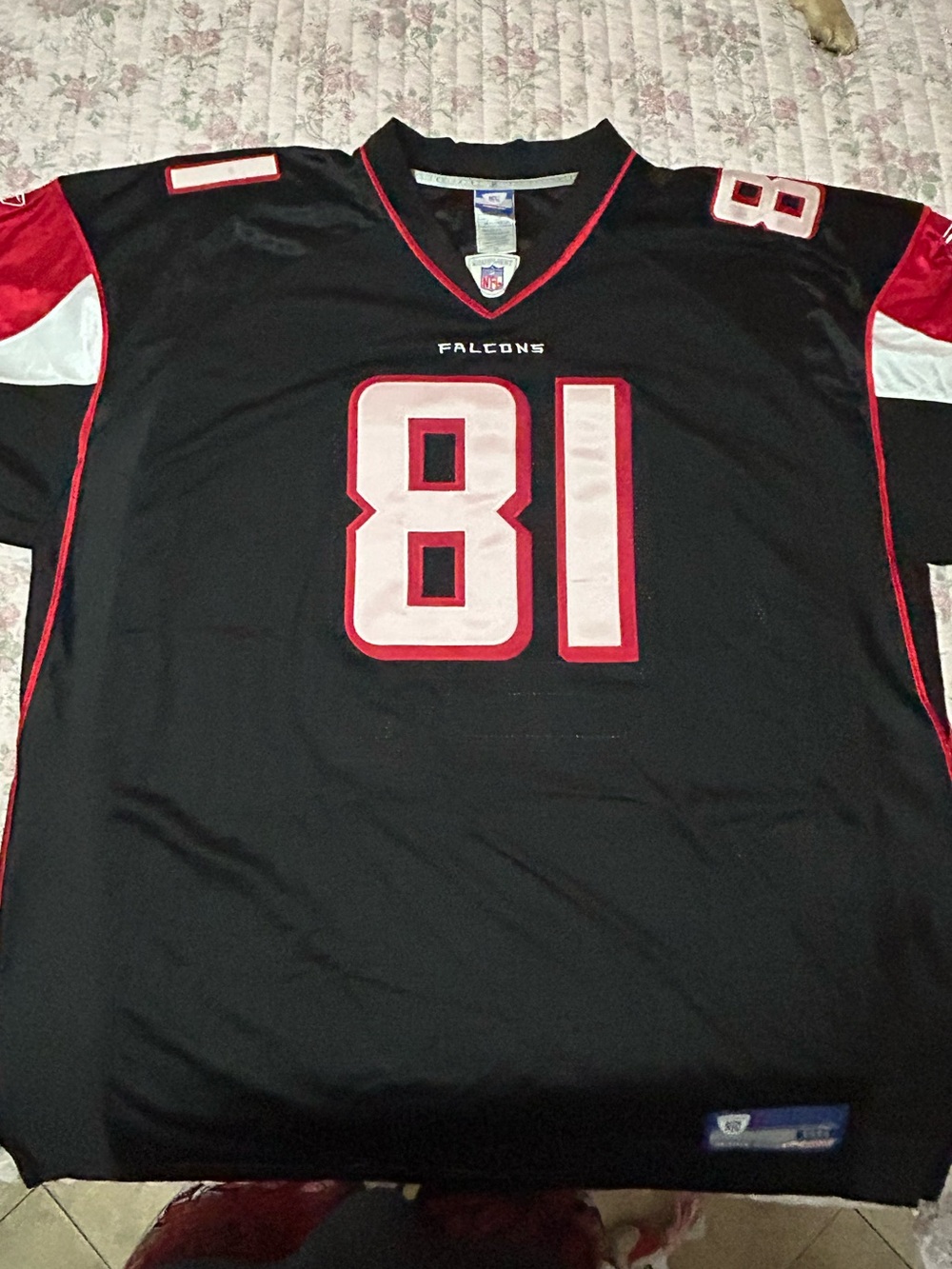AUTHENTIC Reebok Peerless Price #81 Stitched Jersey NFL Atlanta Falcons Size 56
